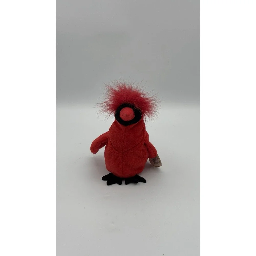 NEW w/ Tags - TY Beanie Babies Mac the Cardinal Bird - 1999 - Retired